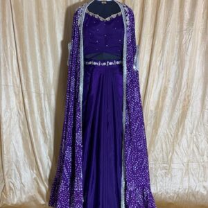 Drama in every drape (dhoti saree slit skirt with cape freestyle jacket ,emblished blouse top)